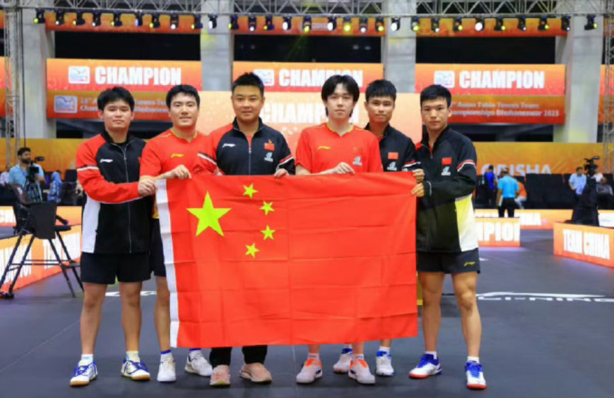 第二场, 早田希娜, 冠男团决赛